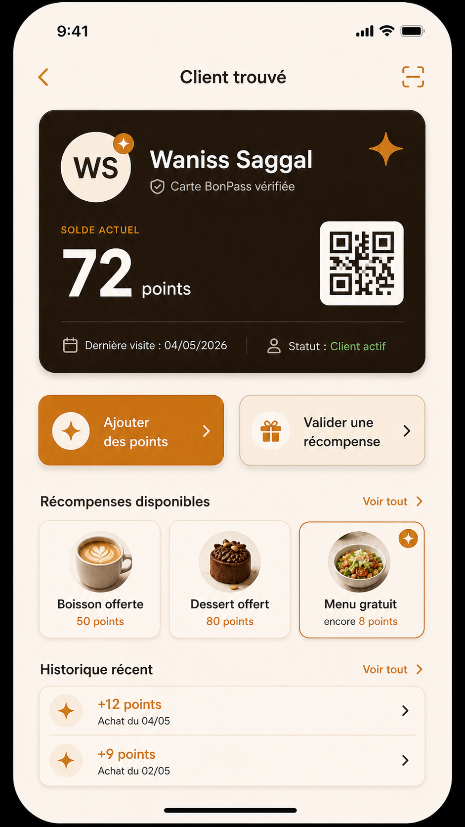 Collectez des avis restaurant liés à un vrai passage.